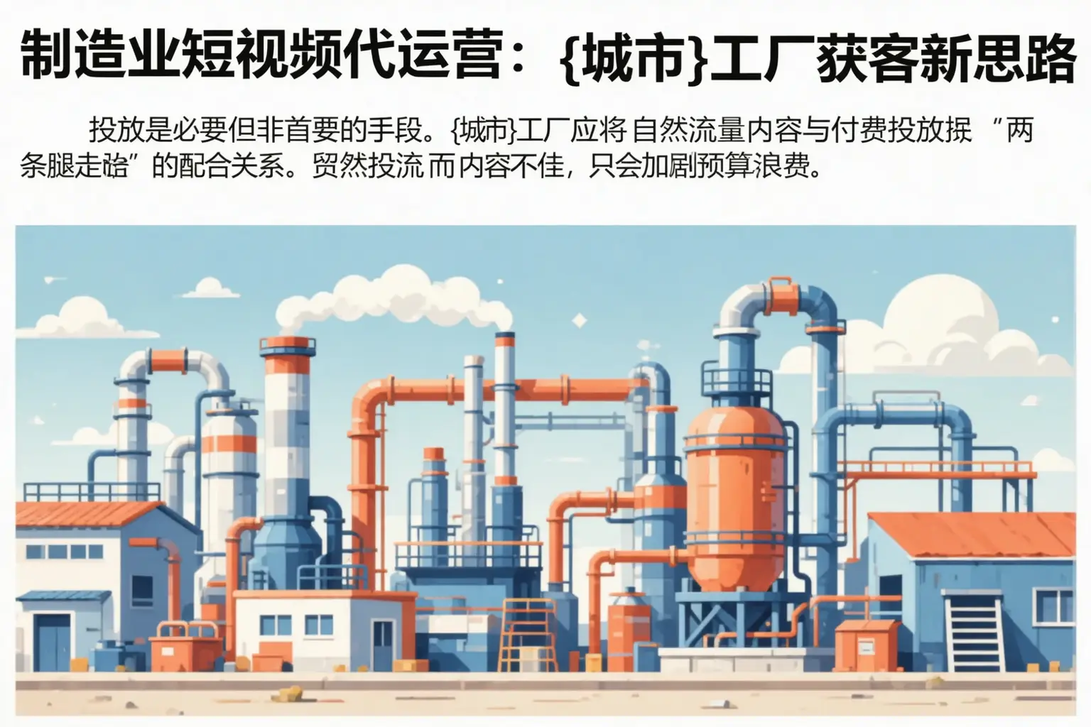 制造业短视频代运营:奉新工厂获客新思路